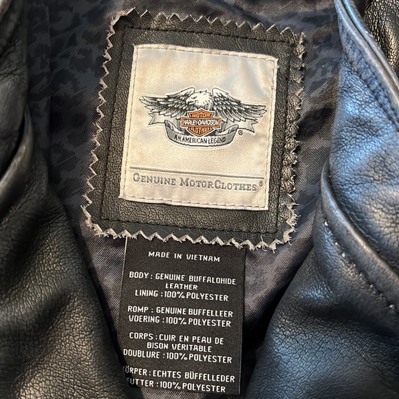 Women’s Harley Davidson Leather Riding jacket - Picture 2 of 7